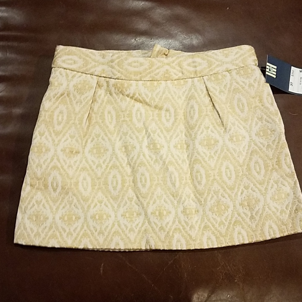 2 / $10 Formal Gold pattern lined skirt